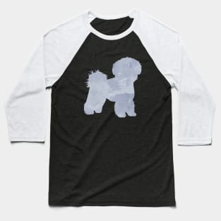 Bichon Frise Dog Art Artwork Painting Baseball T-Shirt